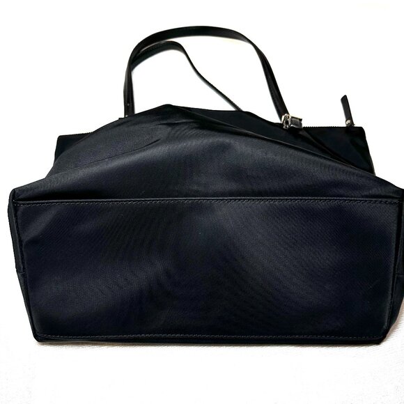 Kate Spade New York Black Medium Nylon Tote With Adjustable Leather Straps - Picture 3 of 8